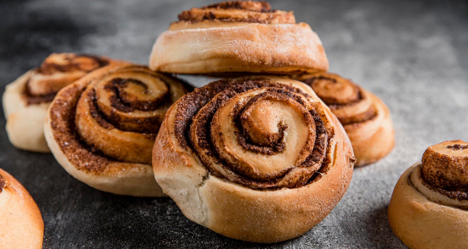 Gluten Free Cinnamon Rolls close up