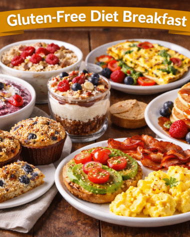 gluten free diet breakfast spread