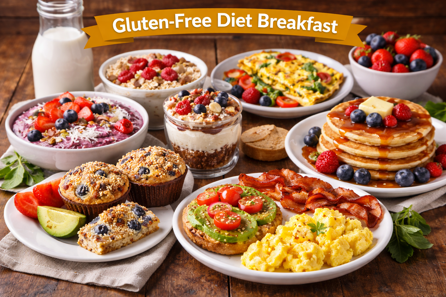 gluten free diet breakfast spread
